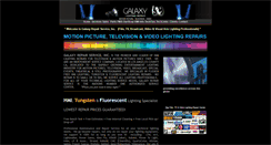 Desktop Screenshot of galaxylightingrepair.com